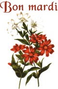 Gif animé Bon mardi fleurs